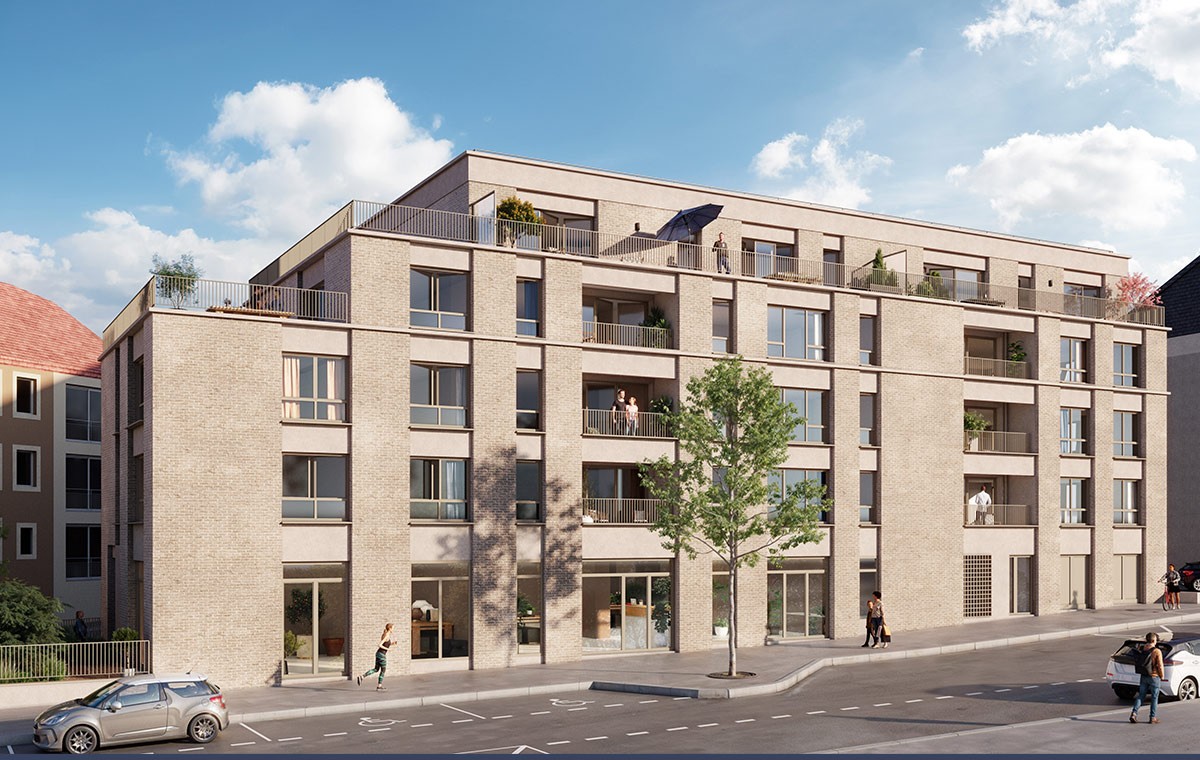 Perspective du programme Villa Guernesey à Palaiseau (91)